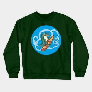 Crocodile surfer Crewneck Sweatshirt